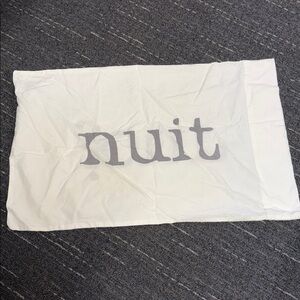 Nuit jour bed standard pillow case sheet weight French world market cotton